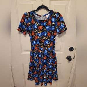 NWT Floral Amelia Lularoe Dress Small